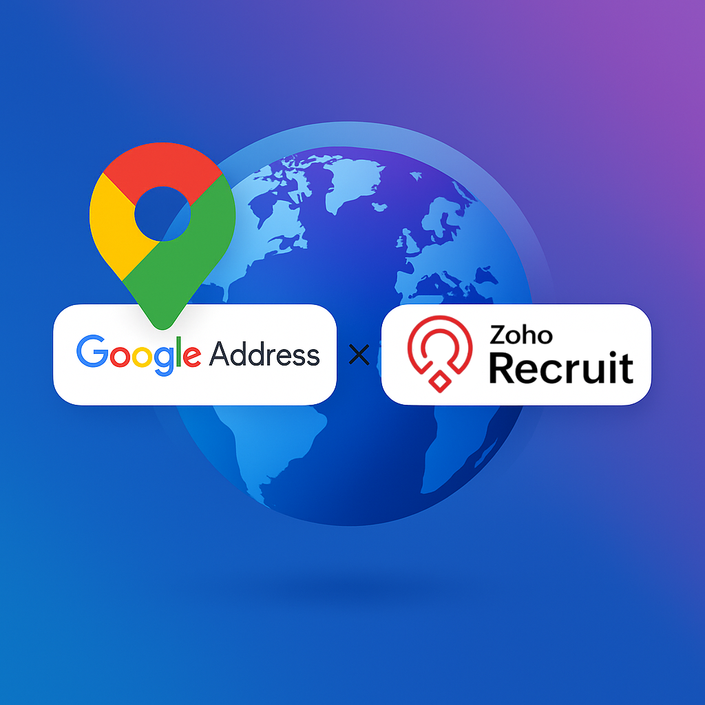 Google Address Finder For Zoho Recruit